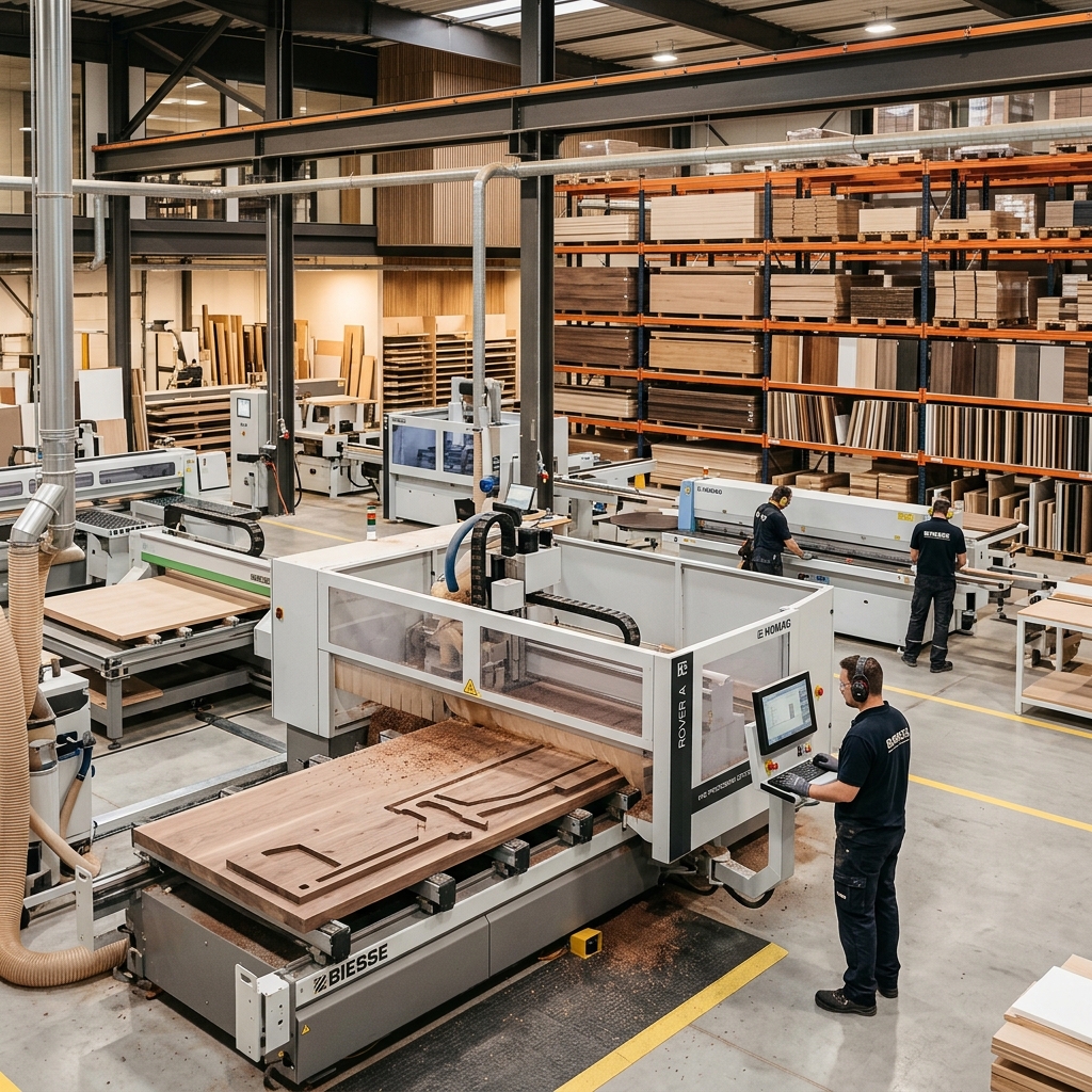 Nuvra Interiors Custom Furniture Manufacturing Factory